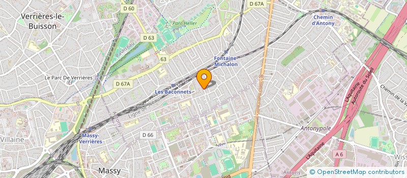 localisation de l'entreprise MADAME ARON ZANNIER--BOUYRIE à ANTONY