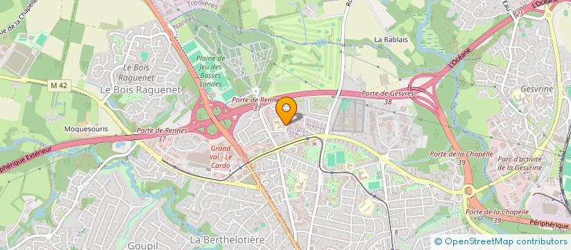 localisation de l'entreprise MADAME ARONETTE WANDJI OWDJA à NANTES