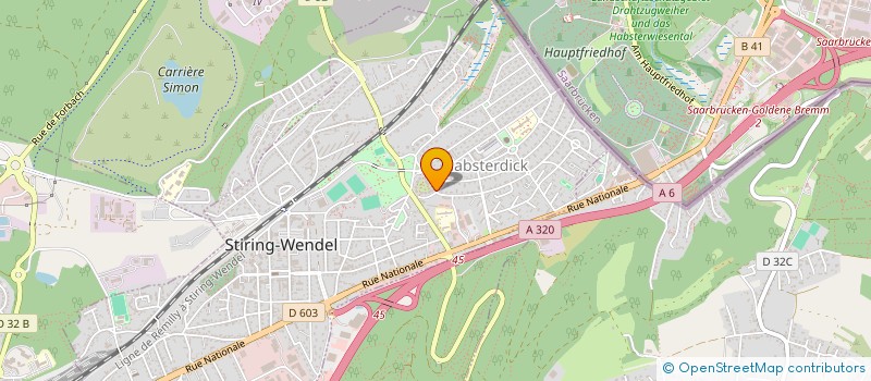 localisation de l'entreprise MADAME AROUA DAHLEB  STIRING-WENDEL