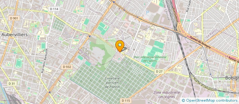 localisation de l'entreprise MADAME AROUA NABOULSI  PANTIN