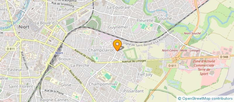 localisation de l'entreprise MADAME ARPAN KAUR  NIORT