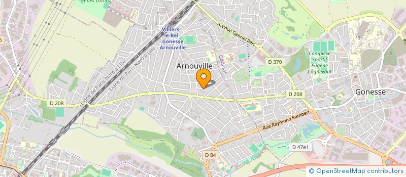 localisation de l'entreprise MADAME ARPI BODURYAN  ARNOUVILLE