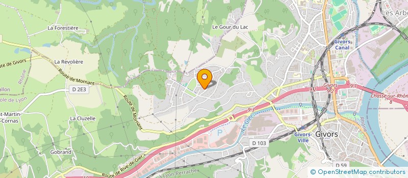 localisation de l'entreprise MADAME ARRIYA SOPHAPORN  GIVORS