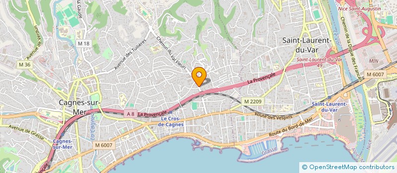 localisation de l'entreprise MADAME ARSELLE GACHOT à CAGNES-SUR-MER