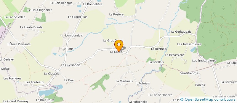 localisation de l'entreprise MADAME ARSENE LEGUERINEL à GAHARD