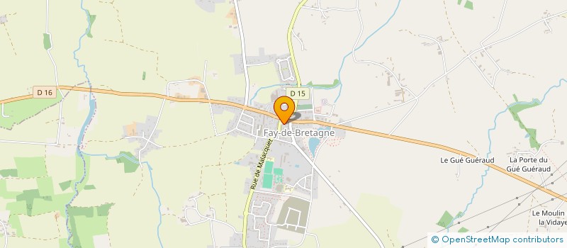 localisation de l'entreprise MADAME ARSENELLE BABELA  FAY-DE-BRETAGNE