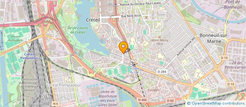 localisation de l'entreprise MADAME ARSHIYAA RAI  CRETEIL