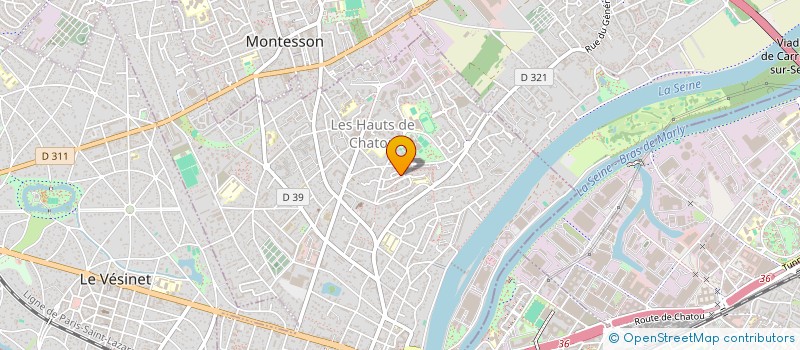 localisation de l'entreprise MADAME ARTA OSMANI  CHATOU