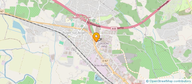 localisation de l'entreprise MADAME ARTA SULLI à PUGET-SUR-ARGENS