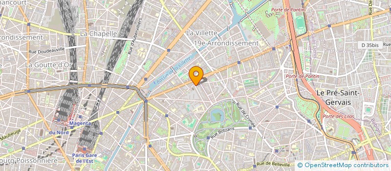 localisation de l'entreprise MADAME ARTEMIS RIBY  PARIS