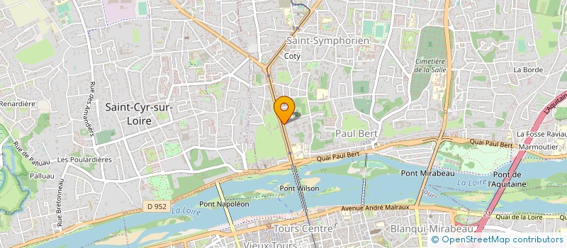 localisation de l'entreprise MADAME ARTEMISIA TOUSSAINT  TOURS