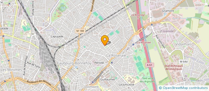 localisation de l'entreprise MADAME ARTHUR BREUILLE  TOULOUSE