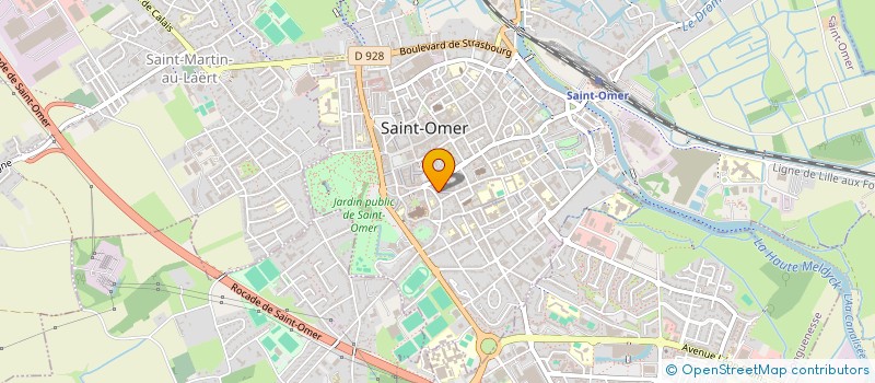 localisation de l'entreprise MADAME ARTHUR VIGUIER  SAINT-OMER