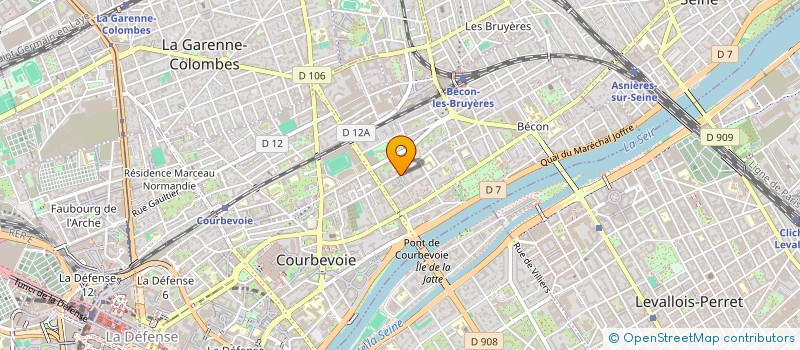 localisation de l'entreprise MADAME ARTI PERIS  COURBEVOIE