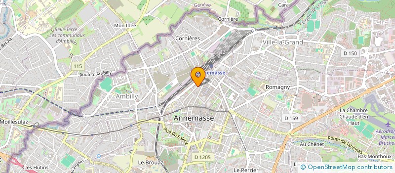 localisation de l'entreprise MADAME ARTINA HAJDARI à ANNEMASSE