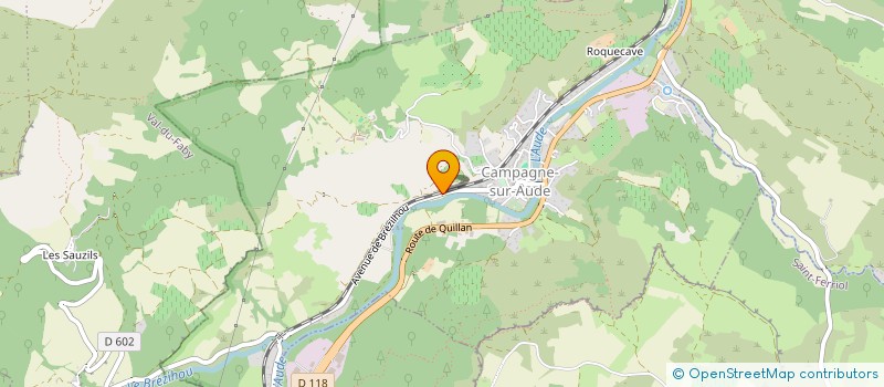 localisation de l'entreprise MADAME ARUNIMA CHOUDHURY  CAMPAGNE-SUR-AUDE