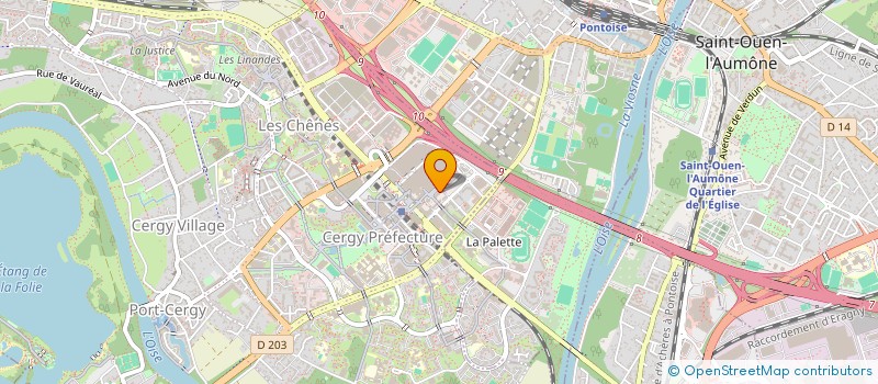 localisation de l'entreprise MADAME ARUNIMA KUMAR  CERGY