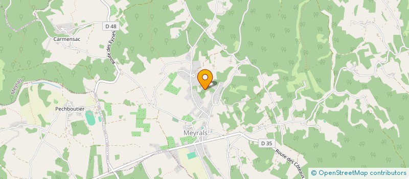 localisation de l'entreprise MADAME ARWEN VAN DER HOEFF  MEYRALS