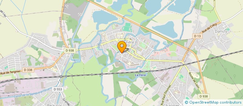 localisation de l'entreprise MADAME ARY MEVA ANDRIAHARIMANANA à LA FERE