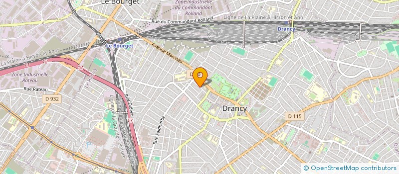 localisation de l'entreprise MADAME ARYADNE MORAIS FERREIRA MARQUES DA SILVA  DRANCY
