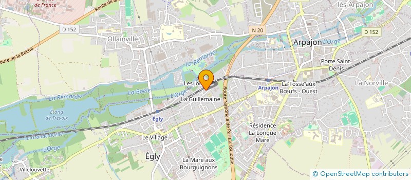 localisation de l'entreprise MADAME ARYANE NASSIRIAN-SHEHNI  EGLY