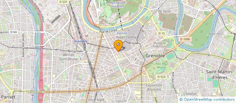 localisation de l'entreprise MADAME ARYANNE FERREIRA DA SILVA  GRENOBLE