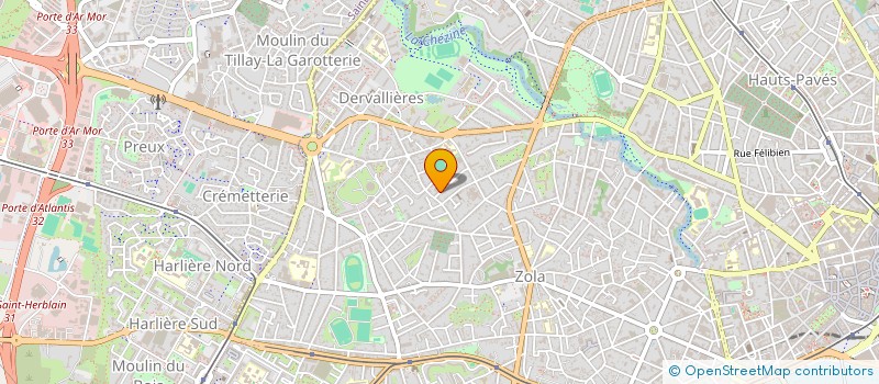 localisation de l'entreprise MADAME ARZELLE CARON à NANTES
