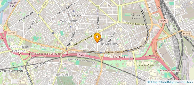 localisation de l'entreprise MADAME ARZOU GASSANOVA  LILLE