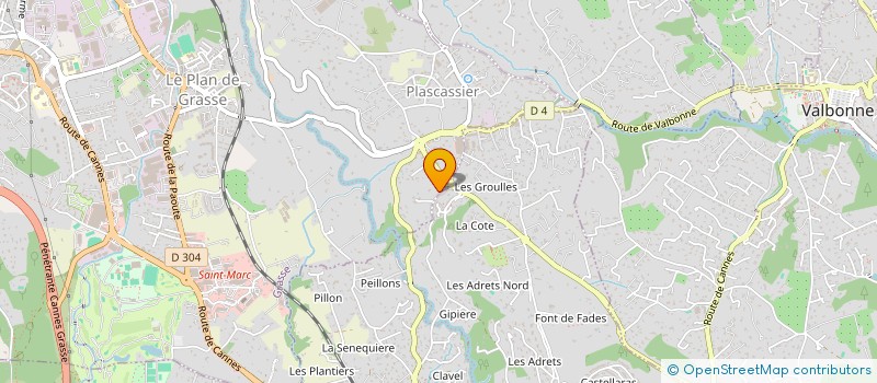 localisation de l'entreprise MADAME ASA MATSSON  GRASSE