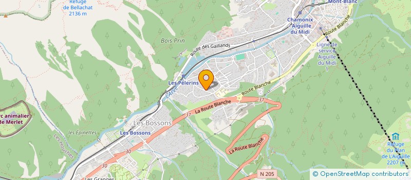 localisation de l'entreprise MADAME ASA SOFIA HOLM  CHAMONIX-MONT-BLANC