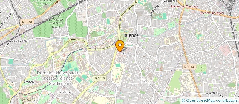 localisation de l'entreprise MADAME ASAKO OKANISHI  TALENCE