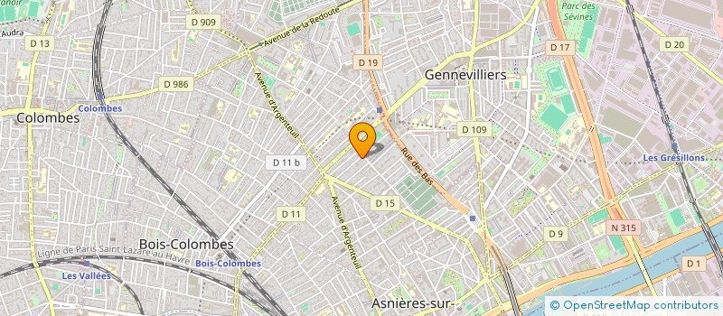 localisation de l'entreprise MADAME ASELIA HAMHOEVA  ASNIERES-SUR-SEINE