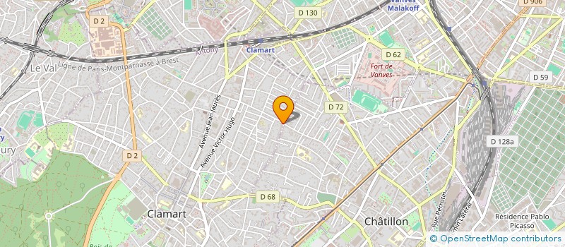 localisation de l'entreprise MADAME ASENA NERGIZ TANIRGAN à CLAMART
