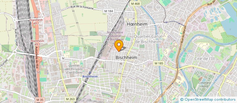 localisation de l'entreprise MADAME ASENA TURKBEN  BISCHHEIM