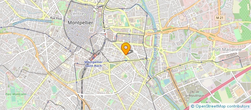 localisation de l'entreprise MADAME ASENCIO ROSEL à MONTPELLIER