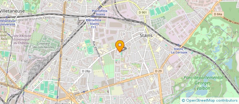 localisation de l'entreprise MADAME ASETOU KANE à STAINS