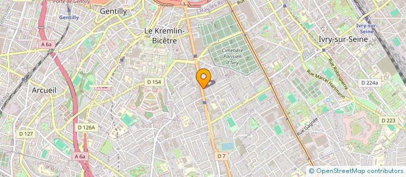 localisation de l'entreprise MADAME ASHA EASTON  VILLEJUIF