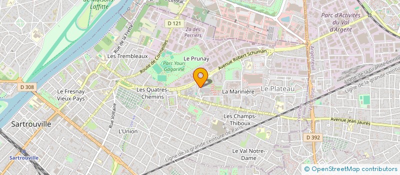 localisation de l'entreprise MADAME ASHINA KIENGA  PARIS