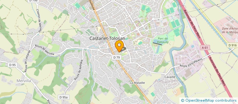 localisation de l'entreprise MADAME ASHLEY CHRISTOPHE à CASTANET-TOLOSAN