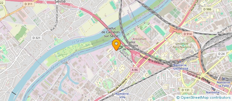 localisation de l'entreprise MADAME ASHLEY FENNICHE  NANTERRE