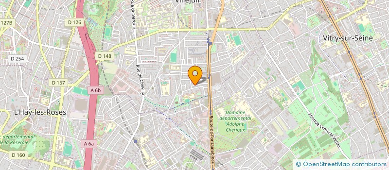 localisation de l'entreprise MADAME ASHLEY HOSSEINI MANECHE à VILLEJUIF