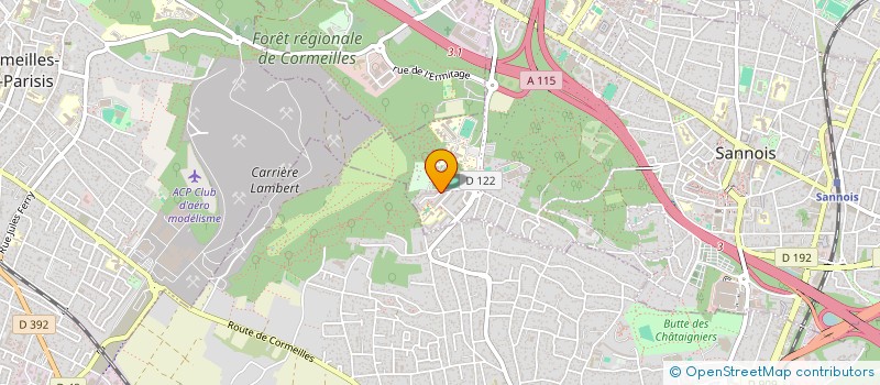 localisation de l'entreprise MADAME ASHLEY JEAN  SANNOIS