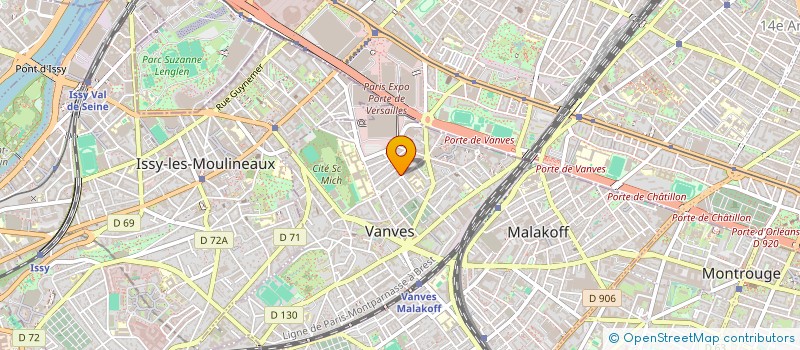 localisation de l'entreprise MADAME ASHLEY LESCAT  VANVES