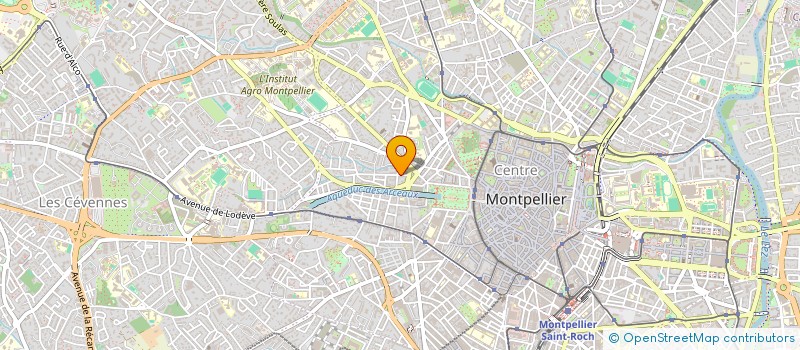 localisation de l'entreprise MADAME ASHLEY MARTINET à MONTPELLIER