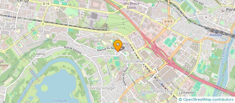 localisation de l'entreprise MADAME ASHLEY MOREAU  CERGY