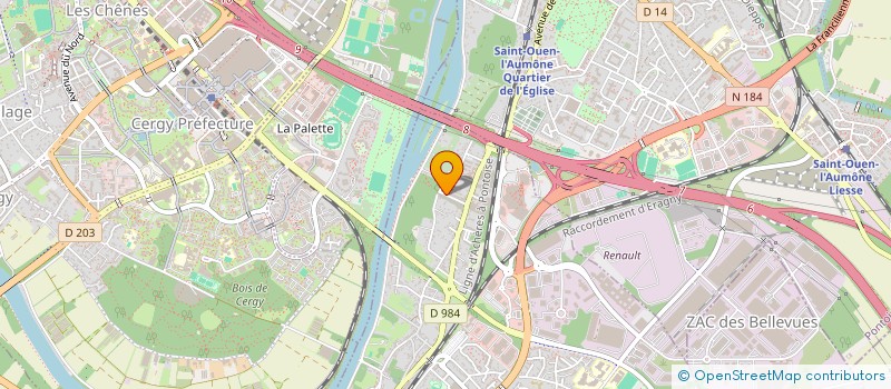 localisation de l'entreprise MADAME ASHLEY MUSQUET à ERAGNY