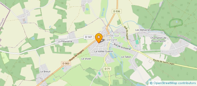 localisation de l'entreprise MADAME ASHLING-ANNE FAURIS  CONDE-SUR-VESGRE