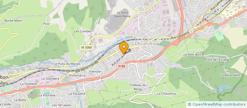 localisation de l'entreprise MADAME ASIYA SHIPORTIEVA  LA RICAMARIE