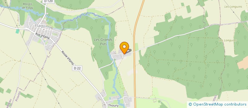 localisation de l'entreprise MADAME ASLI RIMURET  THOURY-FEROTTES