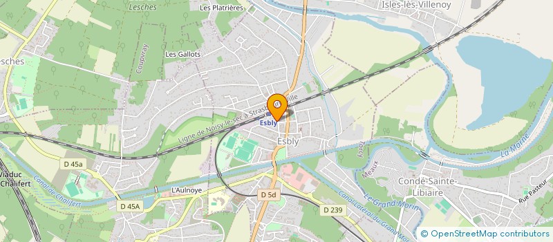 localisation de l'entreprise MADAME ASLIHAN ARSLAN  ESBLY